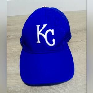 Kansas City Royals Adjustable Baseball Hat Blue And White